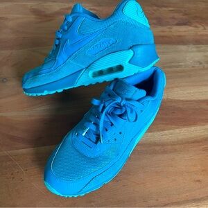 Nike Air Max 90 Premium Blue Women's Size 10 443817-401